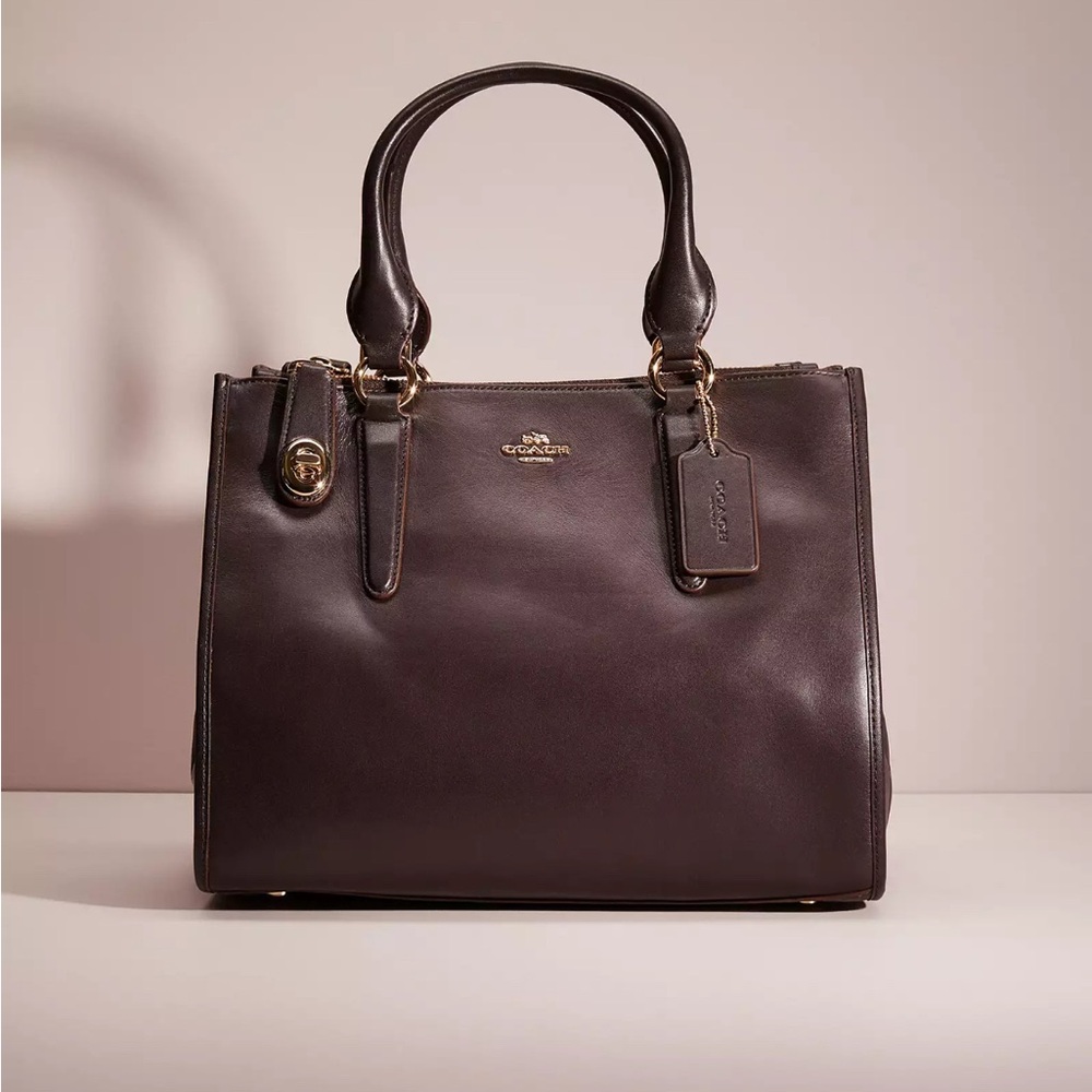 Coach Smooth Leather Crosby Carryall - Mink